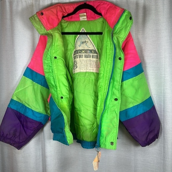 VINTAGE O’NEILL SNOWBOARD JACKET SIZE(S) - Picture 7 of 9